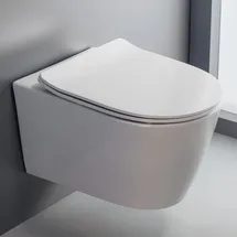 beitz Kronenbach Tube Wand-WC mit WC-Sitz Weiß