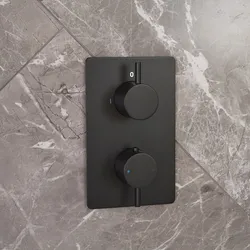 Unterputz-Thermostat für zwei Verbraucher mit Umsteller | Farbe wählbar – Otto