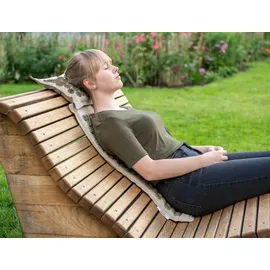 SCHNÜRRLIE Akupressurmatte 70x45cm mit Kissen und Tasche - nachhaltiges Akupunkturmatte Set aus Leinenstoff und Kokosfasern