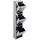 Svita Schwingdeckeleimer 45 l Silber
