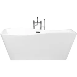 Badewanne freistehend weiß rechteckig 170 x 78 cm MARAVILLA