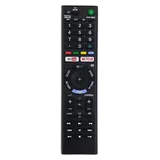 CoreParts MSP-REM004. TV, IR Wireless. Drucktasten, Schwarz - Schwarz