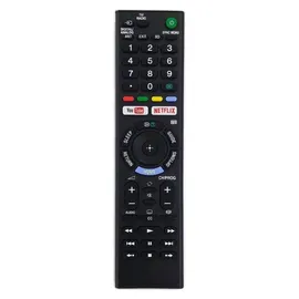 CoreParts MSP-REM004. TV, IR Wireless. Drucktasten, Schwarz - Schwarz