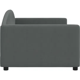 vidaXL Tagesbett Dunkelgrau 90x200 cm Stoff