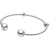 Pandora Moments Offener Armreif, 596477-3 19cm, Silber