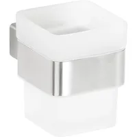 Evenes Glashalter Erva mit Wandhalter, Edelstahl gebürstet - 93