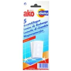 ako® Ersatzklingen für Schaber 1045.02 , 1 Packung = 5 einzeln verpackte Klingen