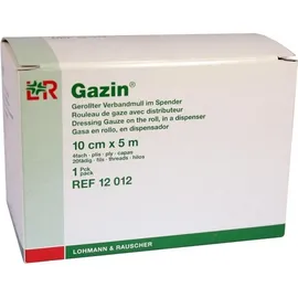 Lohmann & Rauscher GAZIN Verbandmull 10 cmx5 m 4fach gerollt