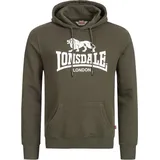 Lonsdale Herren Kapuzensweatshirt schmale Passform Fremington