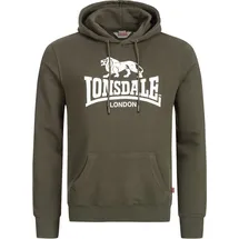 Lonsdale Herren Kapuzensweatshirt schmale Passform Fremington