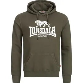 Lonsdale Herren Kapuzensweatshirt schmale Passform Fremington