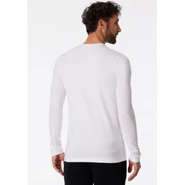 SCHIESSER Unterhemd "95/5", Herren, Gr. 8 (XXL), N-Gr, weiß (100, weiß), Single Jersey, Obermaterial: 95% Baumwolle, 5% Elasthan, unifarben, Rundhals, Unterhemden Unterhemd, mit Rundhalsausschnitt