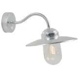 Nordlux AUßENLEUCHTE, Zink, Glas, Metall, 47x27 cm, Bewegungsmelder, Lampen & Leuchten, Außenbeleuchtung, Außenleuchten