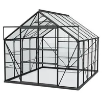 Vitavia Gewächshaus Neptun Plus 8300 ESG/HKP, inkl. Fundament, ca. B257/H238/T321 cm