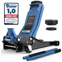GENTOR Wagenheber Stahl 75–505 mm Hellblau