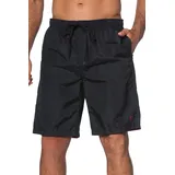 Jp1880 Badehose Badeshorts Schwarz 8XL