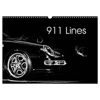 Calvendo 911 Lines (Wall Calendar 2026 DIN A3 Landscape),