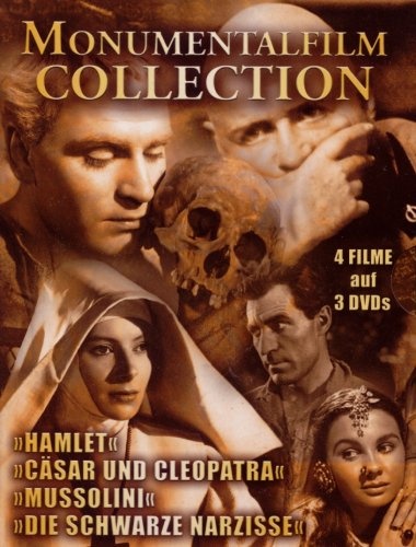 Momumentalfilm Collection in Sammler Digibox - Hamlet - Mussolini - Die schwarze Narzisse - Cäsar und Cleopatra [3 DVDs] (Neu differenzbesteuert)