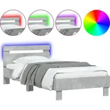 vidaXL 90 x 200 cm Grau