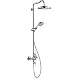 Hansgrohe Axor Montreux Showerpipe mit Thermostat Kopfbrause 240 1jet brushed black chrome