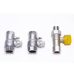 Bosch Service-Set 7738112224 2x Wartungshähne R1, Aufputzinstallation, Durchgang