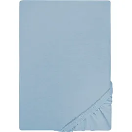 biberna 0077155 Jersey 180 x 200 - 200 x 200 cm blau