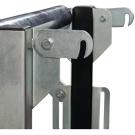 Holzstar Rollbahn Stahl/Kunststoff weiß 130 cm mobil