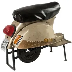 Rollerbank aus alten Autokarosserien und Akazienholz – 95x50x81cm