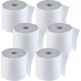 Kadax Küchenrolle, Küchenpapier, Papiertuch, Küchentuch, Weiß 60 M, 6 Stück