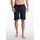 Tom Tailor Bermudas TOM TAILOR "Cansas", Herren, Gr. 48S, N-Gr, blau (blau, dunkel, uni), Single Jersey, Obermaterial: 100% Baumwolle, unifarben, Basic knielang, Hosen Bermudas, Bindeband, Seitentaschen, bequem, atmungsaktiv, elastisch