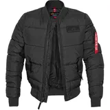 Alpha Industries Ma-1 Puffer Bomber schwarz, Größe 3XL