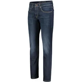 MAC Arne Pipe enge Stretch-Jeans in dark blue Waschung-W33 / L30