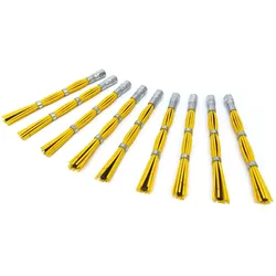 HBM 9-teiliges Bürstenset für professionelle 173 cc Unkrautbürste / Unkrautbeseitiger / Reiniger