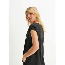 bonprix Longshirt Schwarz M
