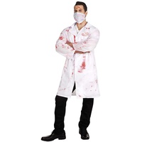 Boland - Erwachsenen-Kostüm Doktor Mad, Arztkittel und Mundschutz, Arzt, Krankenhaus, Karneval, Mottoparty, Halloween