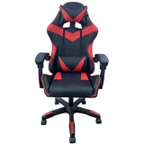 Hti-Living Krit Gaming-Stuhl Schwarz/Rot für PC