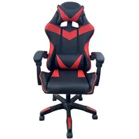 Hti-Living Krit Gaming-Stuhl Schwarz/Rot für PC