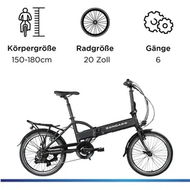 Zündapp Z101 20 Zoll RH 37 cm schwarz