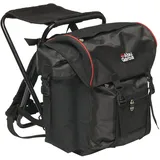 Abu Garcia Standard Angelrucksack mit integriertem Stuhl - Robuster, wasserfester Rucksack für Angler, Camping und Outdoor-Abenteuer