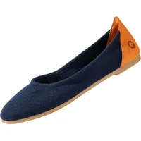 Baabuk Damen Wool Ballerina Schuhe (Größe 37, schwarz)
