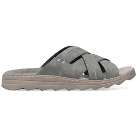 Rieker Herren Sandalen 21690 Pantolette grau