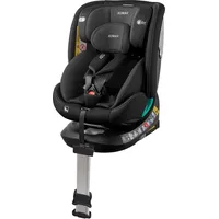 Auto Kindersitz / Sitzerhöhung drehbar 360° Grad mit Standfuß (Schwarz) für Kinder von ca. 15 Monate bis 12 Jahre / 9 bis 36 kg / ECE R129 (Kla... - Schwarz