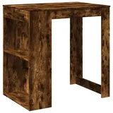 vidaXL Bartisch Räuchereiche 102 x 70 x 103,5 cm Braun