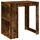 vidaXL Bartisch Räuchereiche 102 x 70 x 103,5 cm Braun