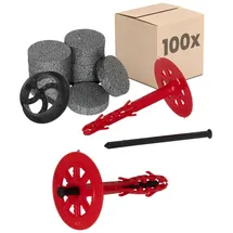 PROTEKTOR Dämmstoffdübel Set Ø10 x 160 mm 100 Stück