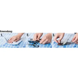 HEISSNER easyFix Reparatur-Klebeband Schwarz 150 cm