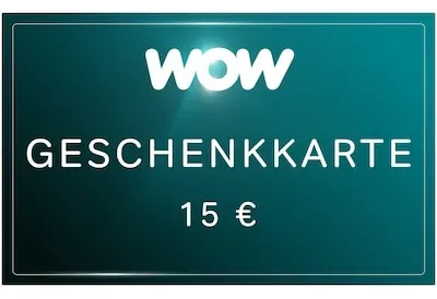 WOW Geschenkkarte 15 EUR DE