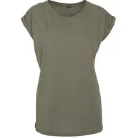 Build Your Brand Rundhalsshirt Ladies Extended Shoulder Damen T-Shirt