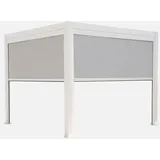 sweeek Bioklimatische Pergola Triomphe 3 x 3 m Weiß