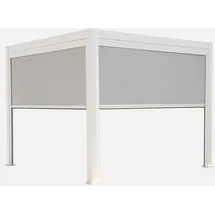 sweeek Bioklimatische Pergola Triomphe 3 x 3 m Weiß